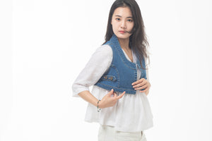 Denim vest